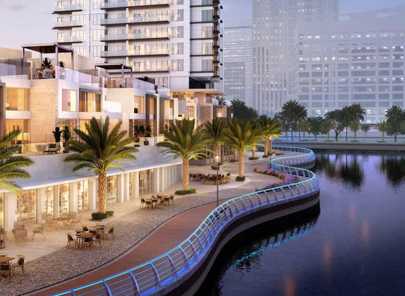 Новая резиденция у воды Liv Waterside с бассейнами и спа-центром, Dubai Marina, Дубай, ОАЭ — фото 21