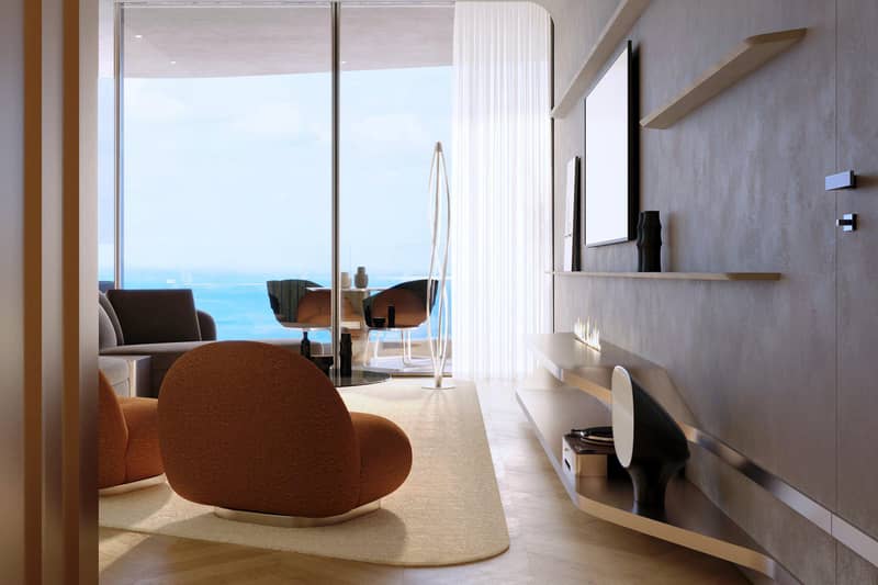 New high-rise residence Iconic Tower with swimming pools and panoramic sea views, Al Sufouh, Dubai, UAE — photo 19