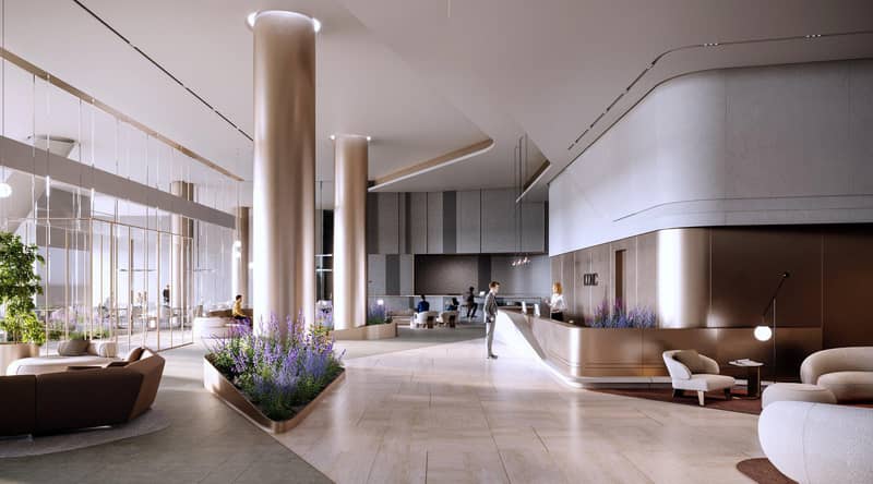 New high-rise residence Iconic Tower with swimming pools and panoramic sea views, Al Sufouh, Dubai, UAE — photo 9