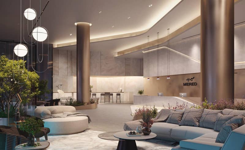 New high-rise residence Iconic Tower with swimming pools and panoramic sea views, Al Sufouh, Dubai, UAE — photo 8