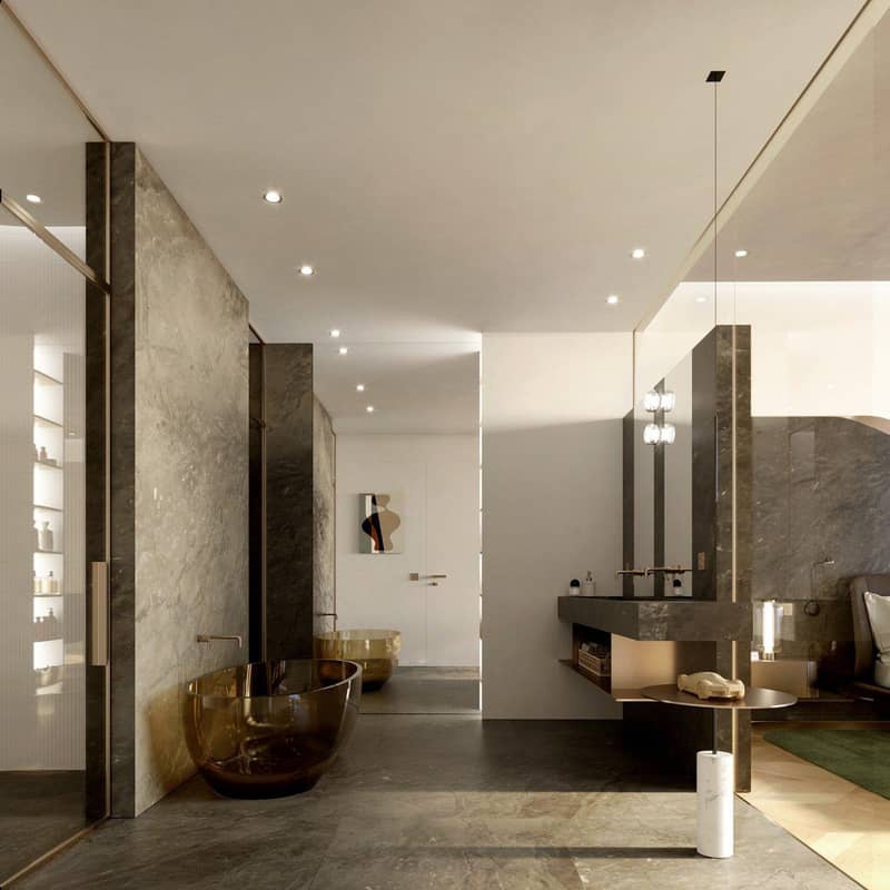 New high-rise residence Iconic Tower with swimming pools and panoramic sea views, Al Sufouh, Dubai, UAE — photo 24
