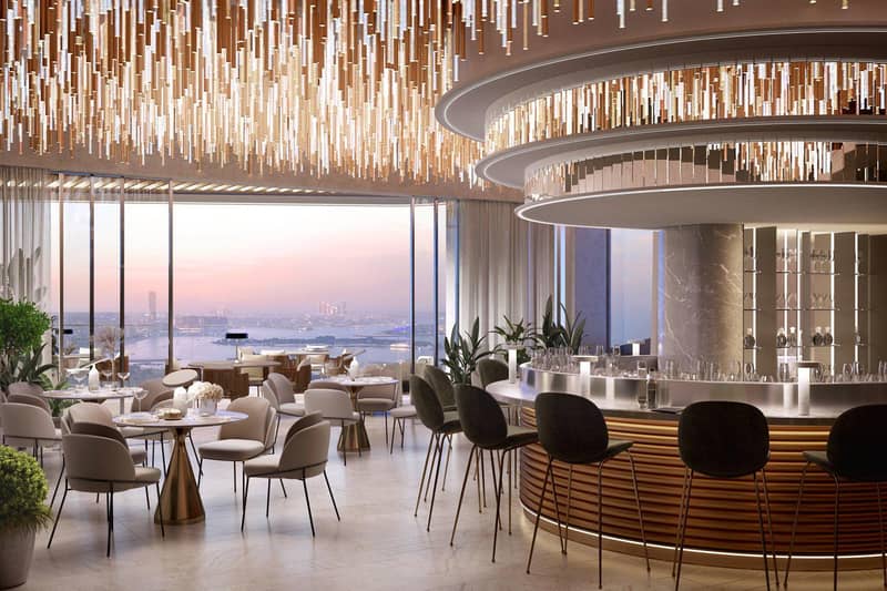 New high-rise residence Iconic Tower with swimming pools and panoramic sea views, Al Sufouh, Dubai, UAE — photo 10