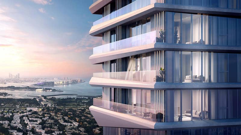 New high-rise residence Iconic Tower with swimming pools and panoramic sea views, Al Sufouh, Dubai, UAE — photo 4