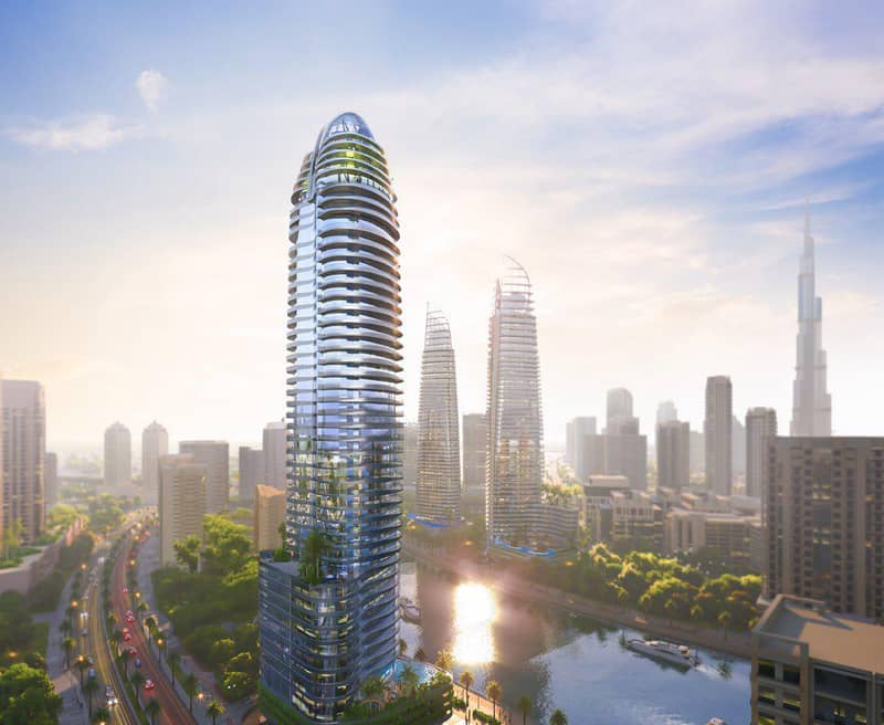 Новая высотная резиденция Altitude с бассейнами на берегу канала, Business Bay, Дубай, ОАЭ — фото 2