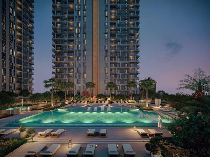 New luxury Cello Residence with swimming pools close to highways, in the prestigious area of JVC, Dubai, UAE — photo 2