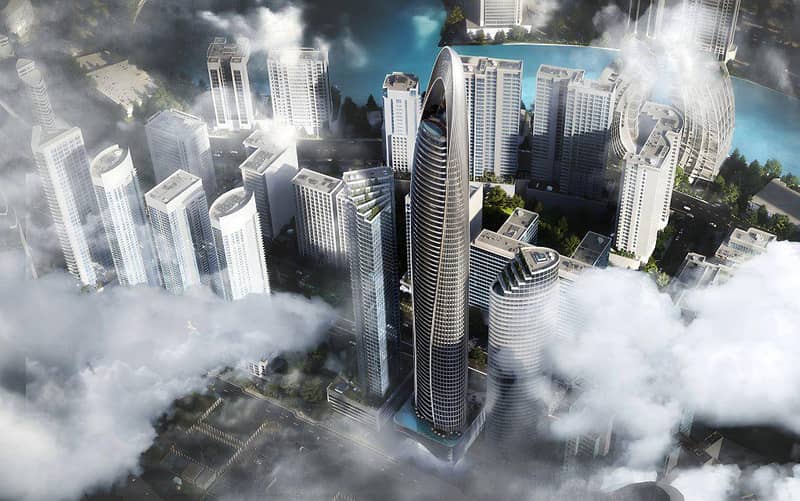 New high-rise Mercedes Benz Residence with swimming pools in the center of Downtown Dubai, UAE — photo 14