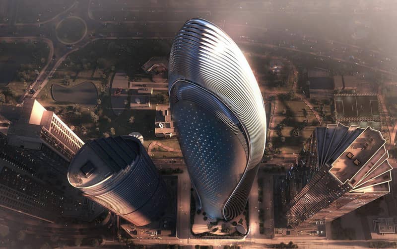 New high-rise Mercedes Benz Residence with swimming pools in the center of Downtown Dubai, UAE — photo 11