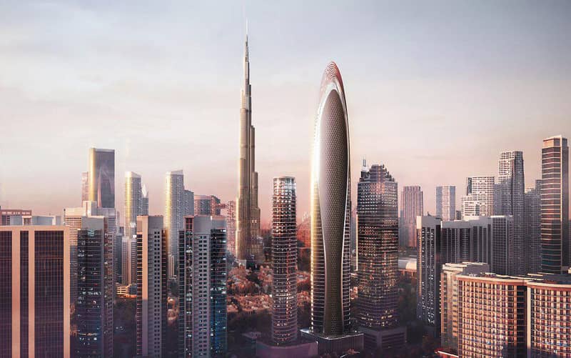 New high-rise Mercedes Benz Residence with swimming pools in the center of Downtown Dubai, UAE — photo 12