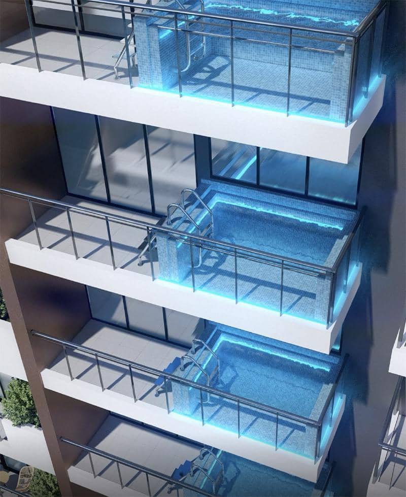 145 new flats in residential complex Lucky Royale Residence in Jumeirah Village Circle (JVC) — photo 3
