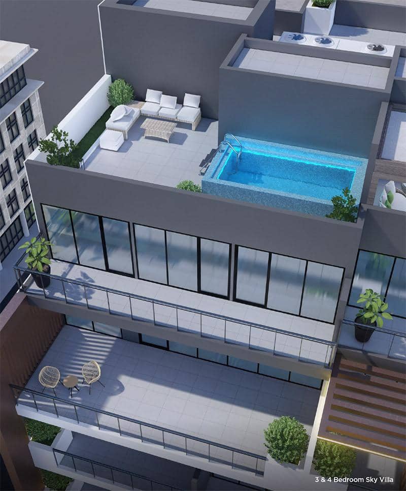 145 new flats in residential complex Lucky Royale Residence in Jumeirah Village Circle (JVC) — photo 2