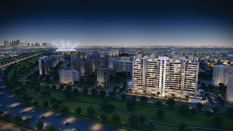 431 new flats in residential complex Azizi Grand in Dubai Sports City — photo 7