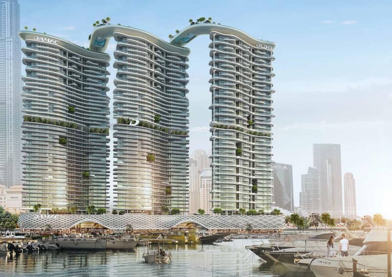 1500 new objects in residential complex Damac Bay in Dubai International Marine Club — photo 3