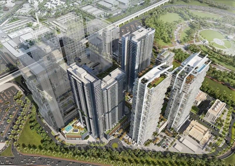 600 new flats in residential complex Park Views Residences A in Za'abeel 2 — photo 2