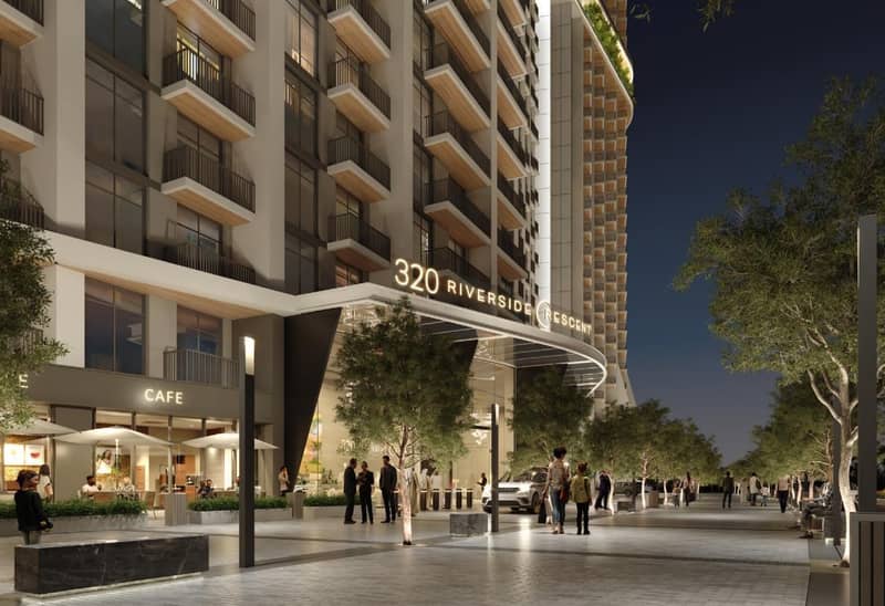 500 new flats in residential complex 320 Riverside Crescent in Nad Al Sheba 1 — photo 4