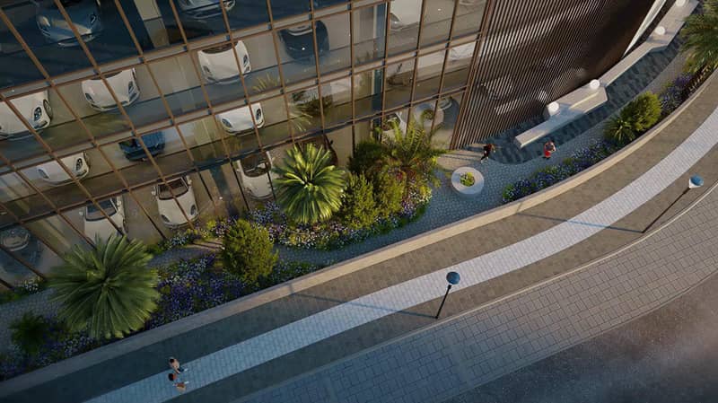 New high-rise The Place Residence close to golf clubs, Dubai Sports City, Dubai, UAE — photo 9