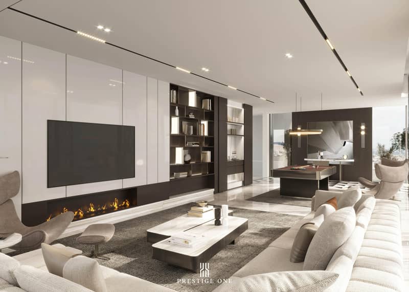 New high-rise The Place Residence close to golf clubs, Dubai Sports City, Dubai, UAE — photo 23