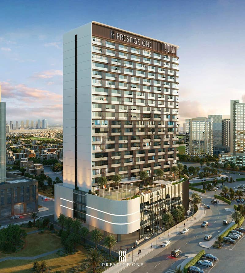 New high-rise The Place Residence close to golf clubs, Dubai Sports City, Dubai, UAE — photo 2