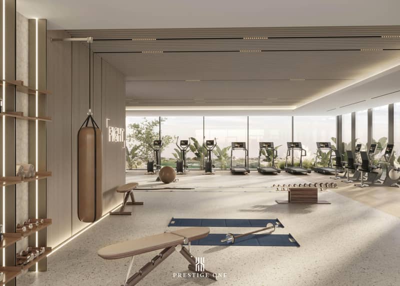 New high-rise The Place Residence close to golf clubs, Dubai Sports City, Dubai, UAE — photo 21