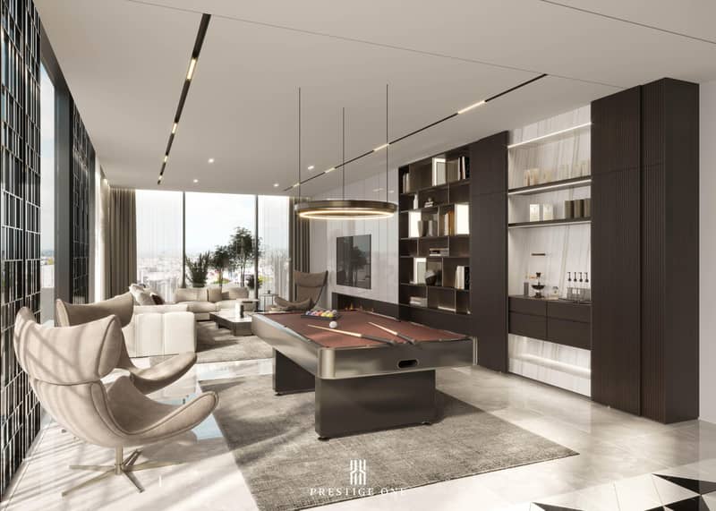 New high-rise The Place Residence close to golf clubs, Dubai Sports City, Dubai, UAE — photo 24