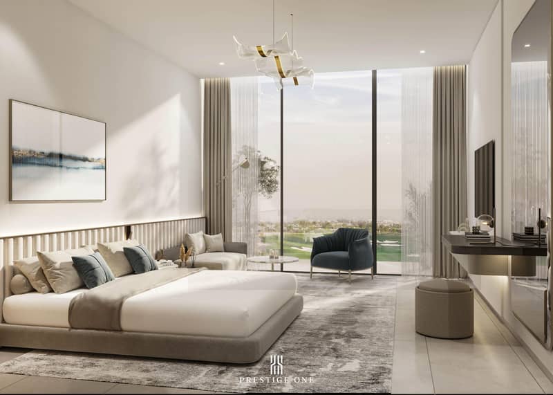 New high-rise The Place Residence close to golf clubs, Dubai Sports City, Dubai, UAE — photo 10