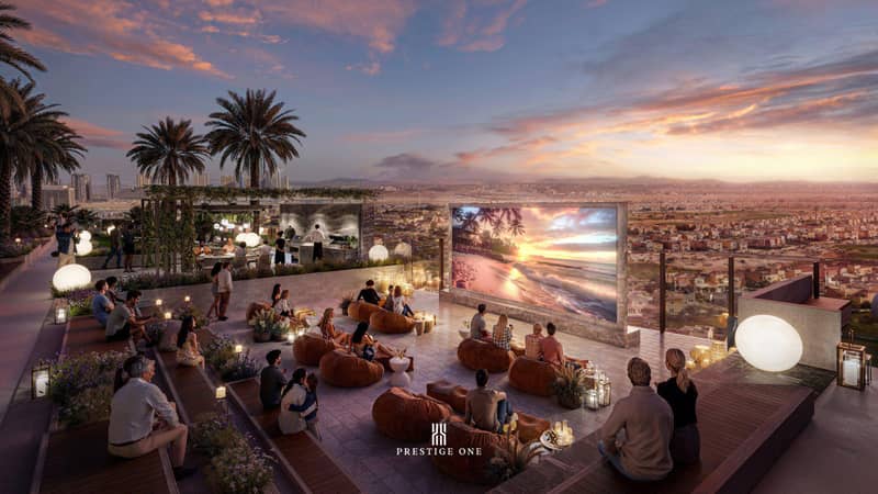 New high-rise The Place Residence close to golf clubs, Dubai Sports City, Dubai, UAE — photo 4