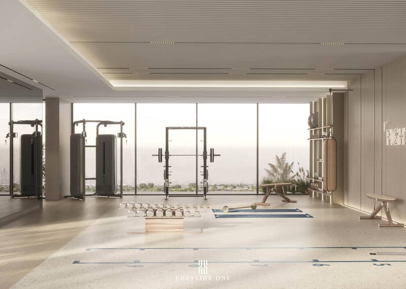 New high-rise The Place Residence close to golf clubs, Dubai Sports City, Dubai, UAE — photo 22