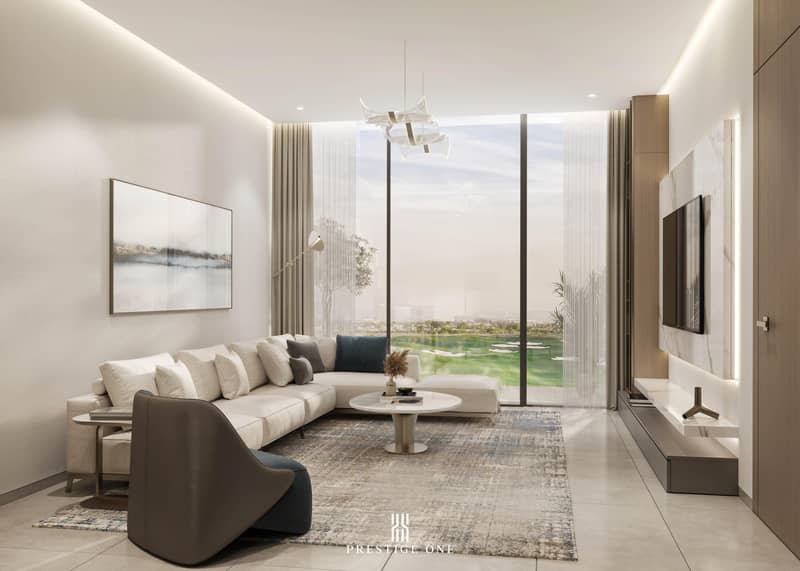 New high-rise The Place Residence close to golf clubs, Dubai Sports City, Dubai, UAE — photo 13