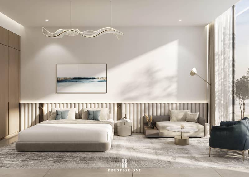 New high-rise The Place Residence close to golf clubs, Dubai Sports City, Dubai, UAE — photo 11