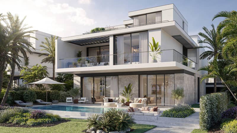 Новый комплекс вилл и таунхаусов у воды Bay Villas с пляжем и причалом для яхт, Dubai Islands, Дубай, ОАЭ — фото 11