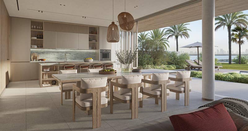 Новый комплекс вилл и таунхаусов у воды Bay Villas с пляжем и причалом для яхт, Dubai Islands, Дубай, ОАЭ — фото 3