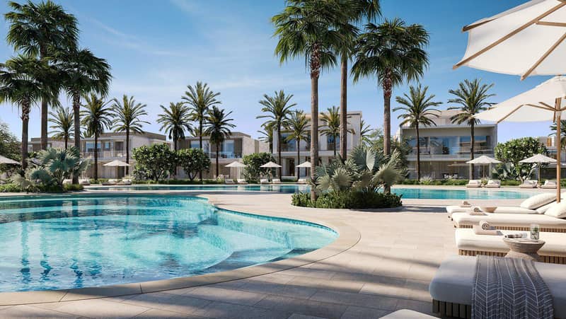 Новый комплекс вилл и таунхаусов у воды Bay Villas с пляжем и причалом для яхт, Dubai Islands, Дубай, ОАЭ — фото 15