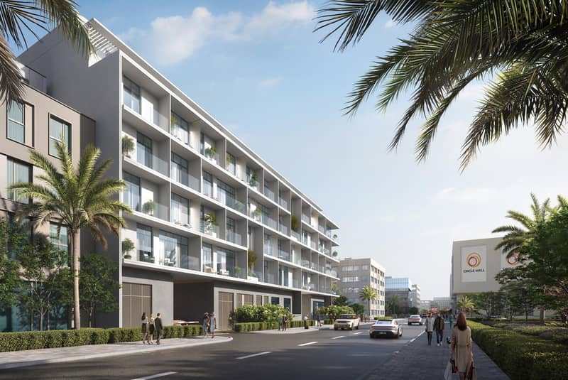 Новая малоэтажная резиденция Roma Residences by JRP с бассейнами рядом с основными автомагистралями, JVC, Дубай, ОАЭ — фото 11