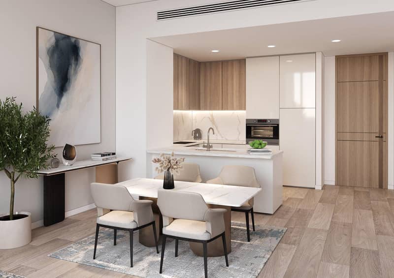 Новая малоэтажная резиденция Roma Residences by JRP с бассейнами рядом с основными автомагистралями, JVC, Дубай, ОАЭ — фото 6
