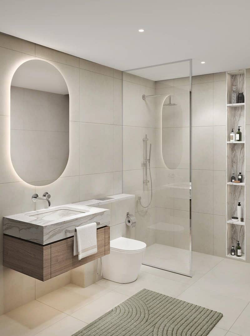 Новая малоэтажная резиденция Roma Residences by JRP с бассейнами рядом с основными автомагистралями, JVC, Дубай, ОАЭ — фото 8