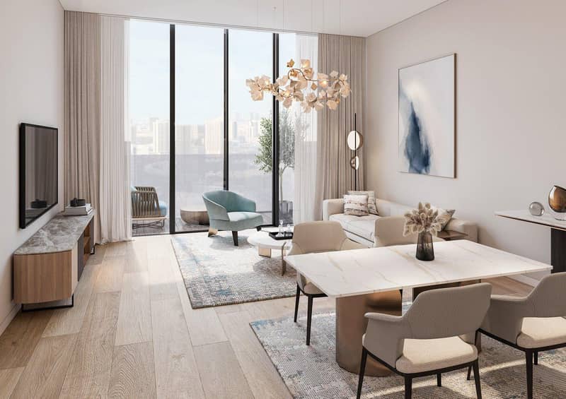 Новая малоэтажная резиденция Roma Residences by JRP с бассейнами рядом с основными автомагистралями, JVC, Дубай, ОАЭ — фото 4