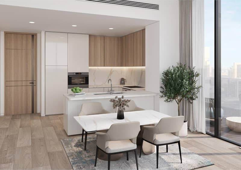 Новая малоэтажная резиденция Roma Residences by JRP с бассейнами рядом с основными автомагистралями, JVC, Дубай, ОАЭ — фото 5