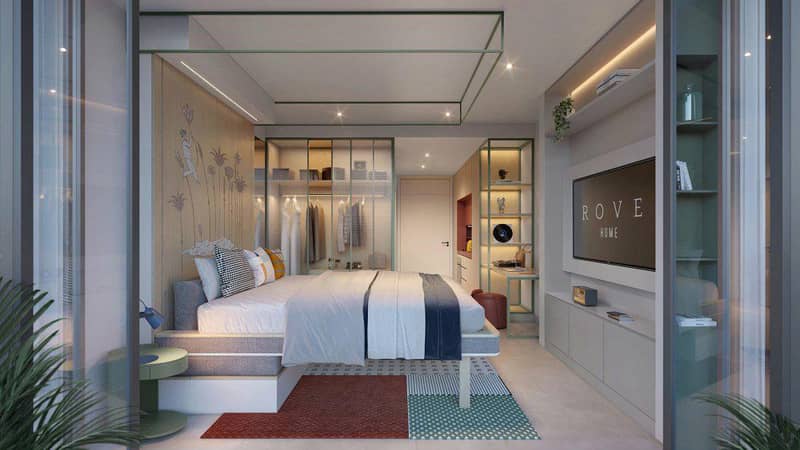 New complex of furnished apartments Rove Home Marasi Drive with swimming pools and a co-working area in the heart of Business Bay, Dubai, UAE — photo 6