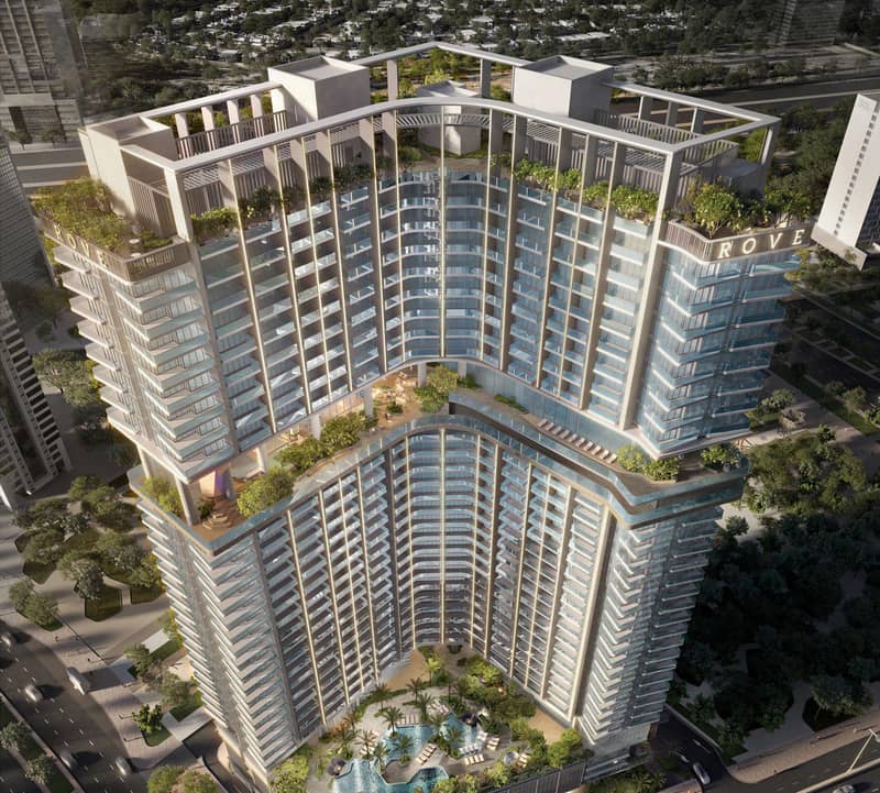 New complex of furnished apartments Rove Home Marasi Drive with swimming pools and a co-working area in the heart of Business Bay, Dubai, UAE — photo 13