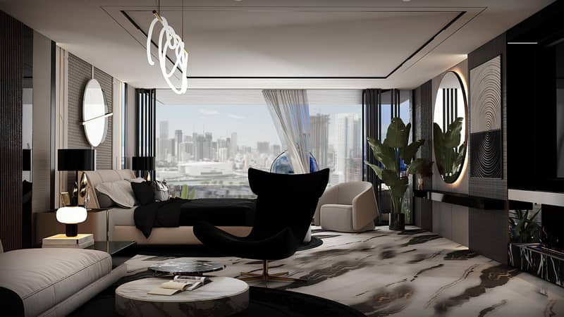 Новый комплекс обслуживаемых апартаментов Sky Suites с бассейнами, спа и рестораном, JVC, Дубай, ОАЭ — фото 7