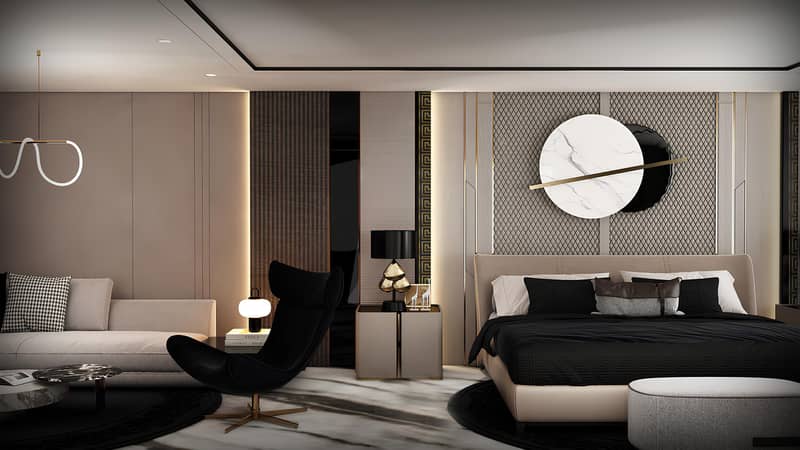 Новый комплекс обслуживаемых апартаментов Sky Suites с бассейнами, спа и рестораном, JVC, Дубай, ОАЭ — фото 9