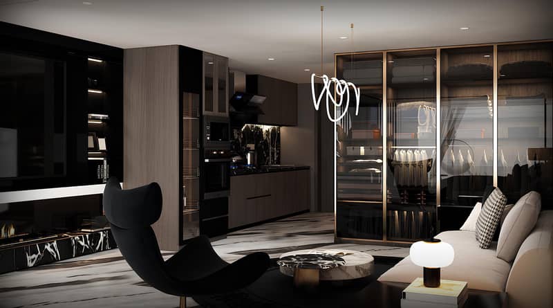 Новый комплекс обслуживаемых апартаментов Sky Suites с бассейнами, спа и рестораном, JVC, Дубай, ОАЭ — фото 8