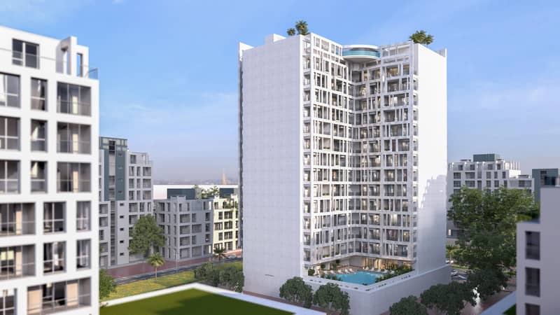 Новый комплекс обслуживаемых апартаментов Sky Suites с бассейнами, спа и рестораном, JVC, Дубай, ОАЭ — фото 3