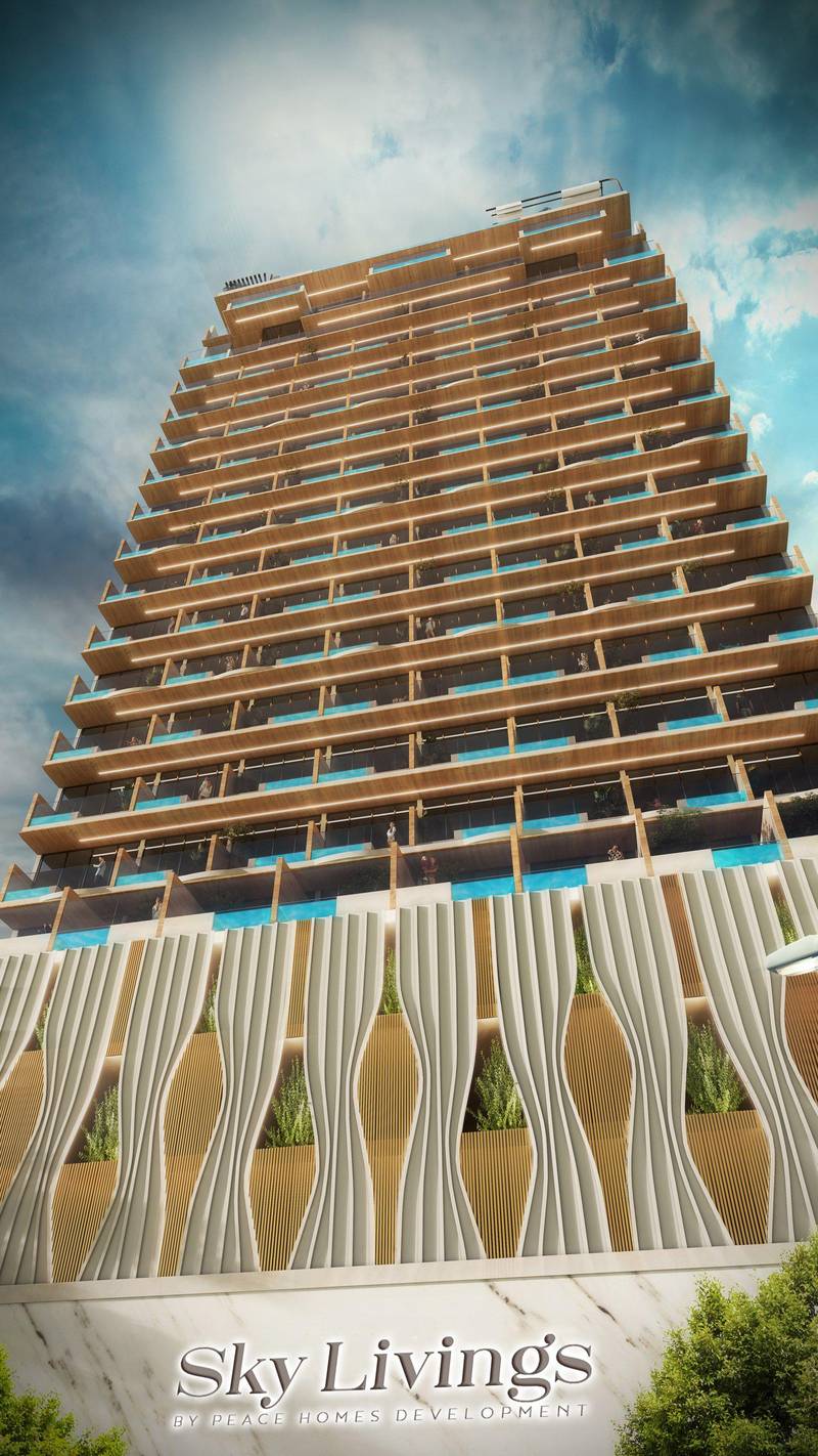 Новая резиденция Sky Living с бассейном и тренажерным залом, JVC, Дубай, ОАЭ — фото 4