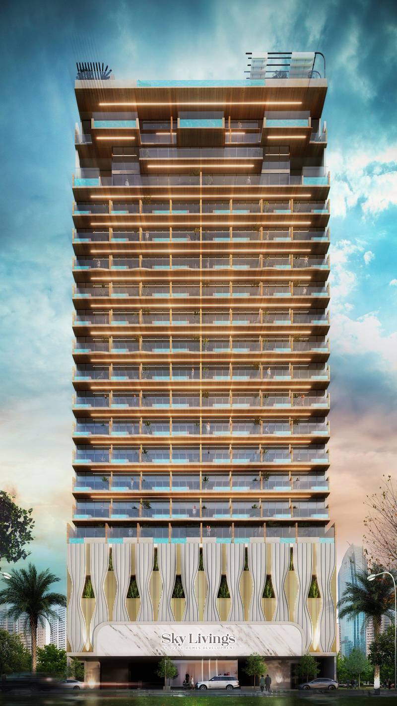 Новая резиденция Sky Living с бассейном и тренажерным залом, JVC, Дубай, ОАЭ — фото 3