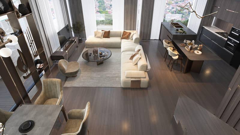 Новая резиденция Sky Living с бассейном и тренажерным залом, JVC, Дубай, ОАЭ — фото 19