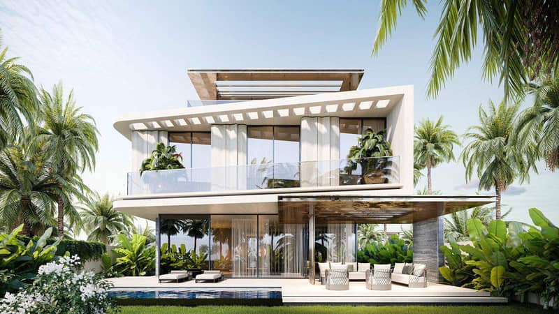 Новый комплекс меблированных вилл Mira Villas by Bentley Home с лагуной, Meydan, Дубай, ОАЭ — фото 2