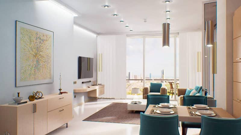 Новая резиденция Golf Views Seven City с бассейнами, торговым центром и коворкингом, JLT, Дубай, ОАЭ — фото 2
