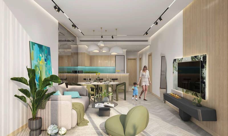 Новая резиденция LAGOON views (Phase 2) с бассейнами, садами и зонами для развлечений, Golf city (Damac Hills), Дубай, ОАЭ — фото 4
