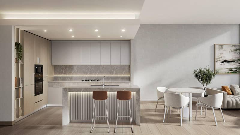 Новая высотная резиденция Claydon House с тремя бассейнами, лагуной и набережной, Nad Al Sheba 1, Дубай, ОАЭ — фото 15