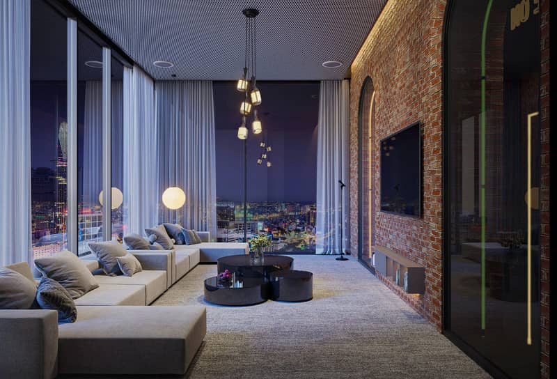 Новая высотная резиденция Claydon House с тремя бассейнами, лагуной и набережной, Nad Al Sheba 1, Дубай, ОАЭ — фото 21
